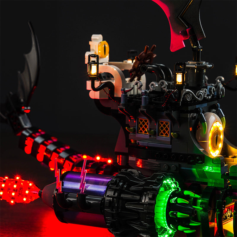 BrickBling Lichtset für LEGO Nightmare Shark Ship 71469