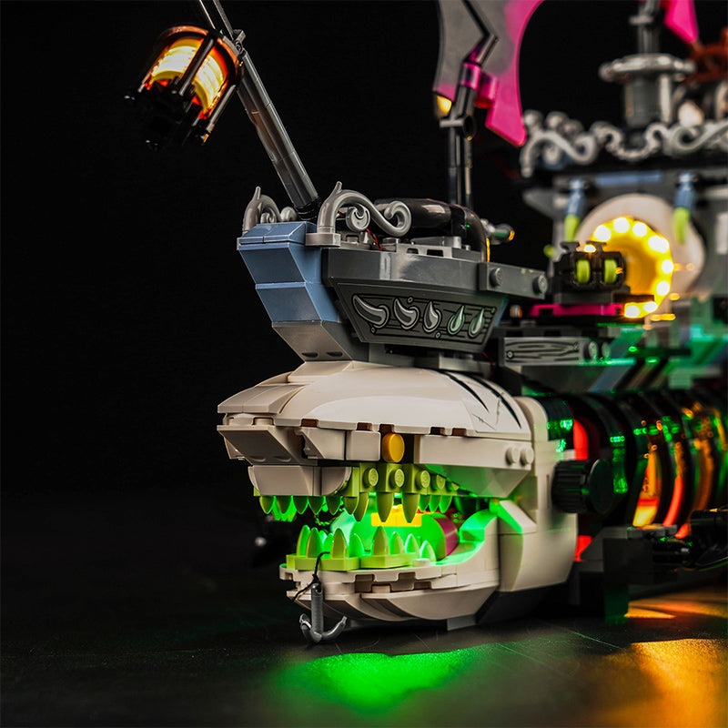 BrickBling Lichtset für LEGO Nightmare Shark Ship 71469