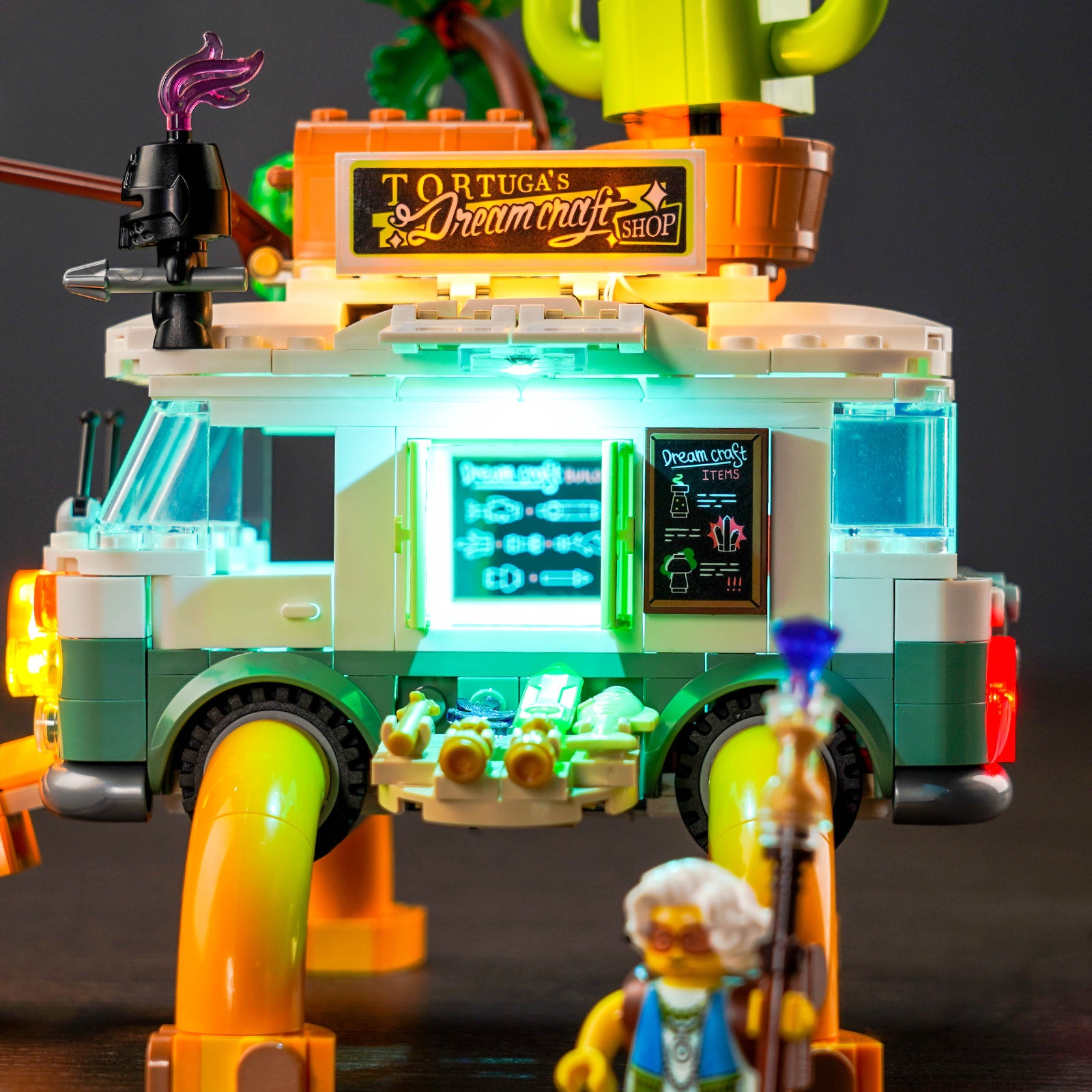 BrickBling Light Kit for LEGO DREAMZzz Mrs. Castillo’s Turtle Van 71456