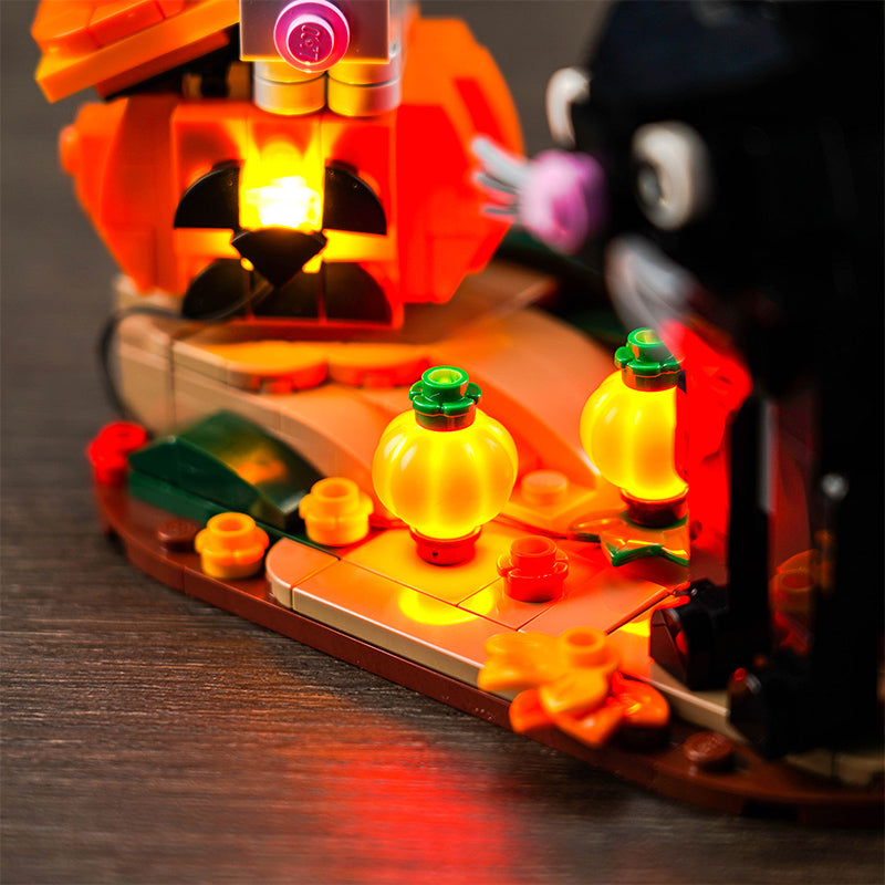 Brickbling Light Kit For LEGO Halloween Cat & Mouse 40570