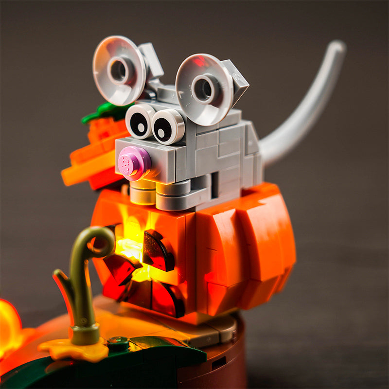Brickbling Light Kit For LEGO Halloween Cat & Mouse 40570