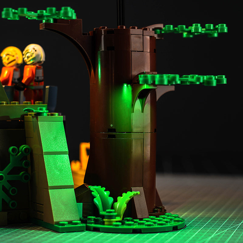 BrickBling Lichtset für LEGO Yavin 4 Rebellenbasis 75365
