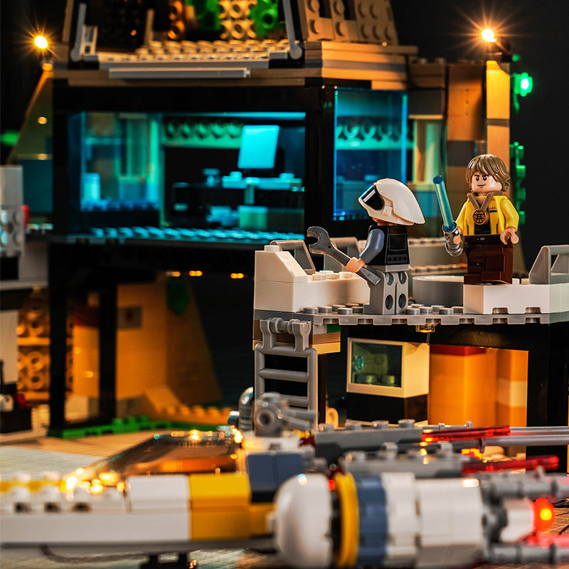 BrickBling Lichtset für LEGO Yavin 4 Rebellenbasis 75365