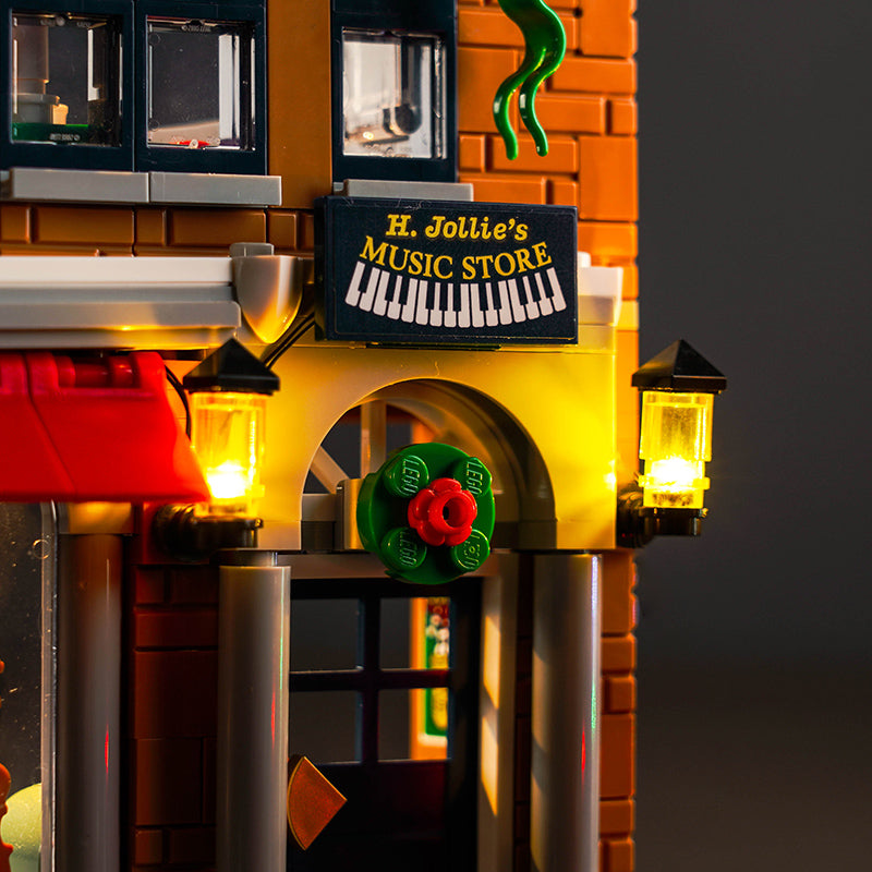 BrickBling Lichtset für LEGO Holiday Main Street 10308