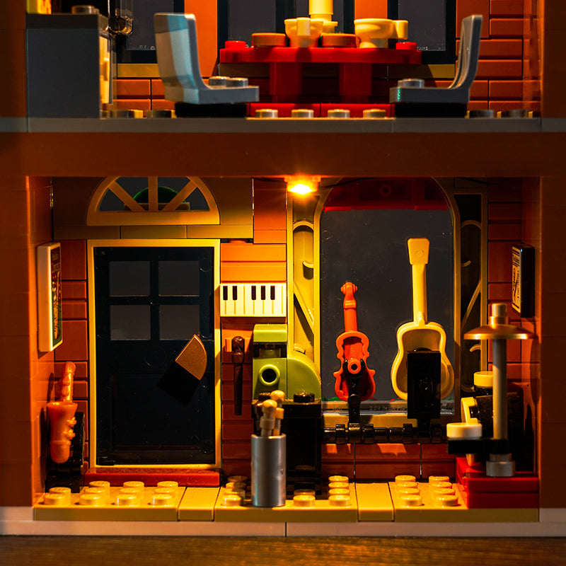 BrickBling Lichtset für LEGO Holiday Main Street 10308