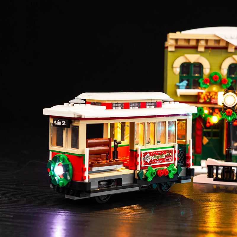 BrickBling Lichtset für LEGO Holiday Main Street 10308