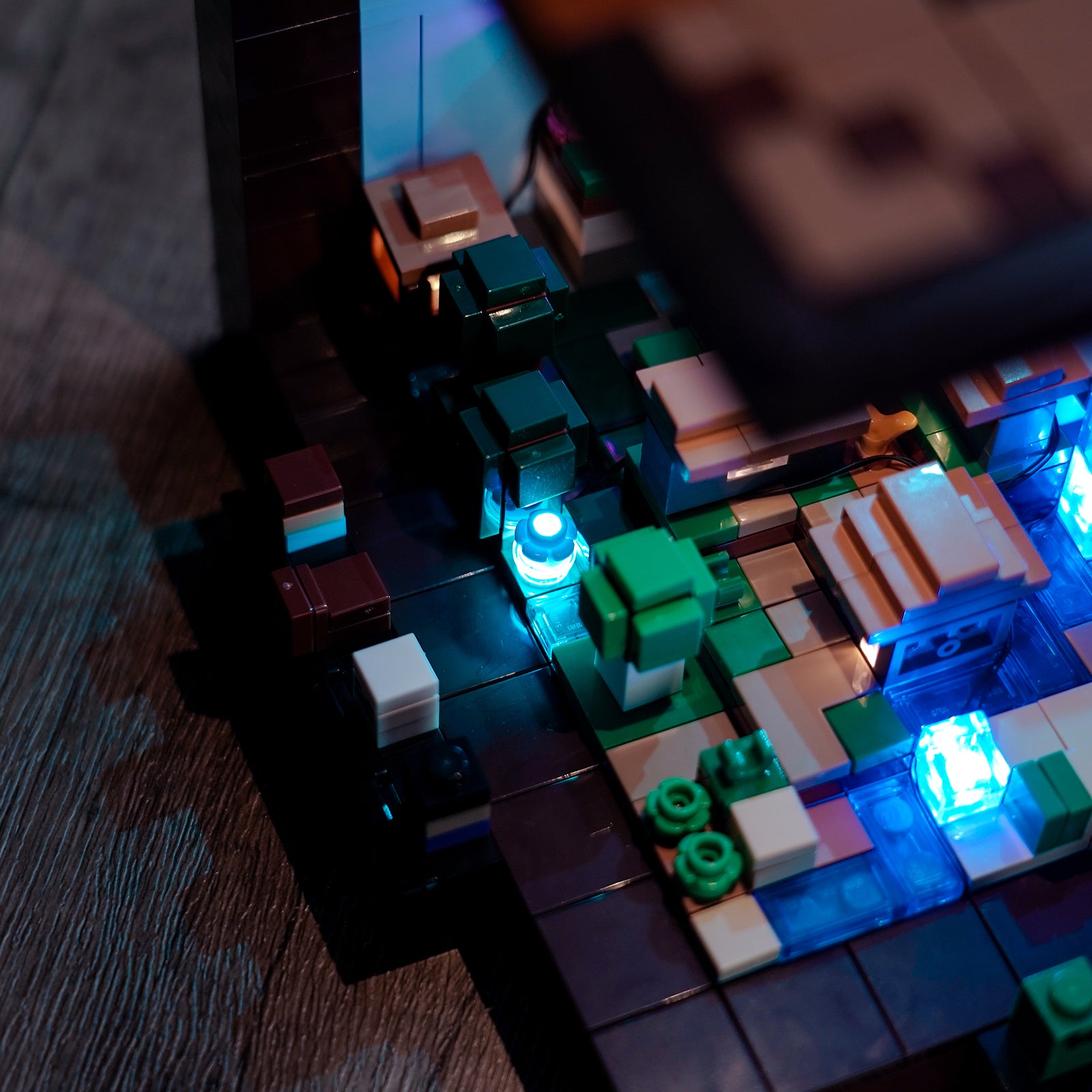 Kit d'éclairage BrickBling pour LEGO Minecraft La table d'artisanat 21265