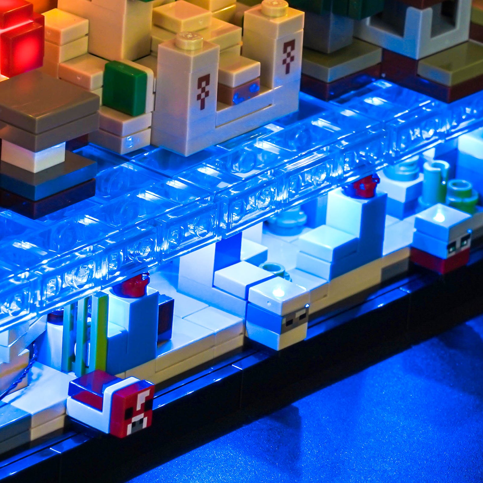 Kit d'éclairage BrickBling pour LEGO Minecraft Mini Biomes 21589