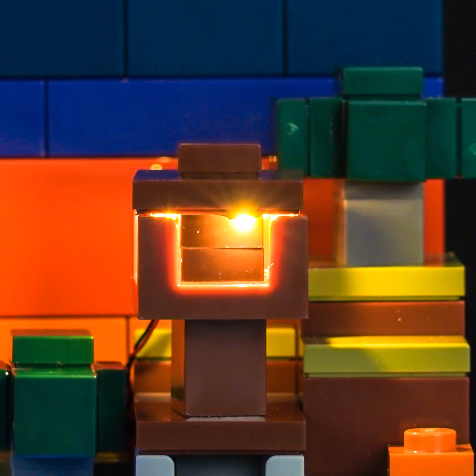 Kit d'éclairage BrickBling pour LEGO Minecraft Mini Biomes 21589
