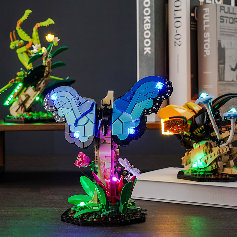 BrickBling Lichtset für LEGO The Insect Collection 21342