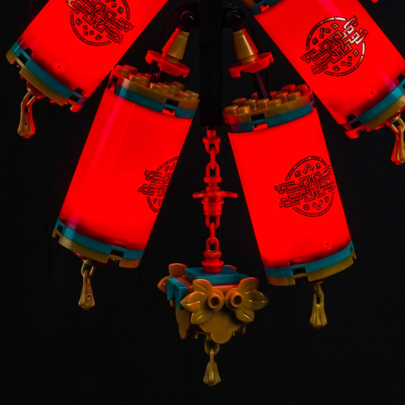 BrickBling Lichtset für LEGO Fortune Feuerwerkskörper 80118