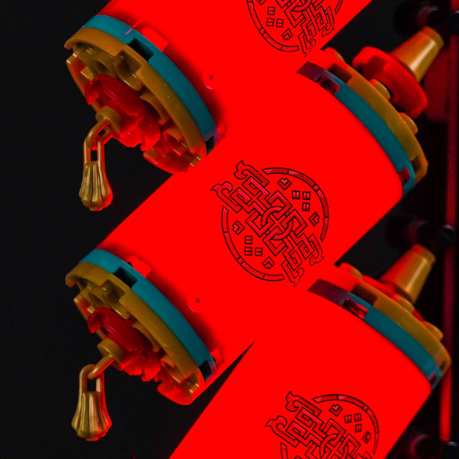 BrickBling Lichtset für LEGO Fortune Feuerwerkskörper 80118