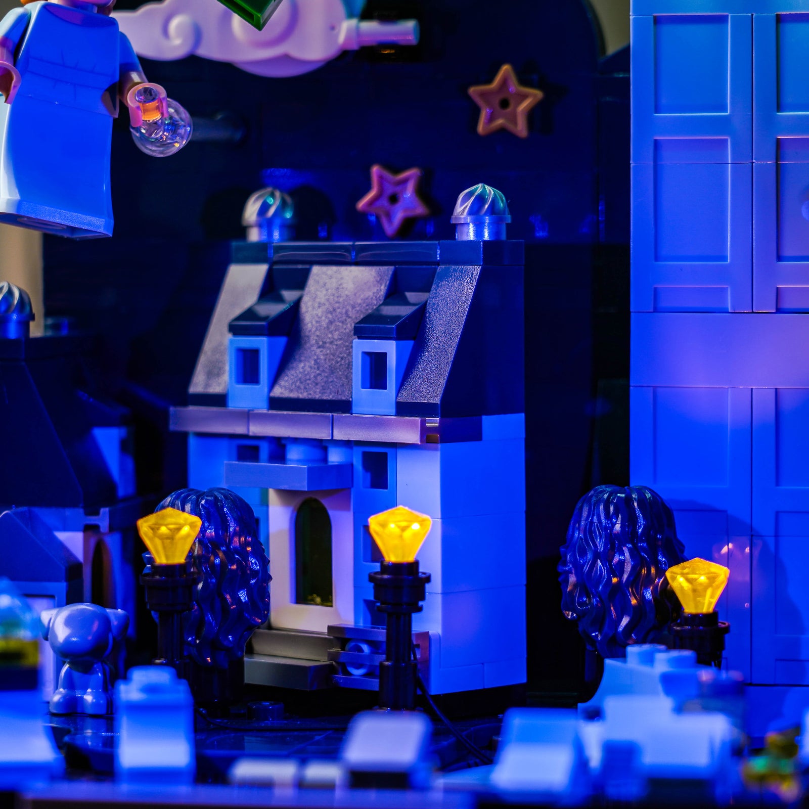 Kit d'éclairage BrickBling pour LEGO Disney Le vol de Peter Pan et Wendy au-dessus de Londres 43232