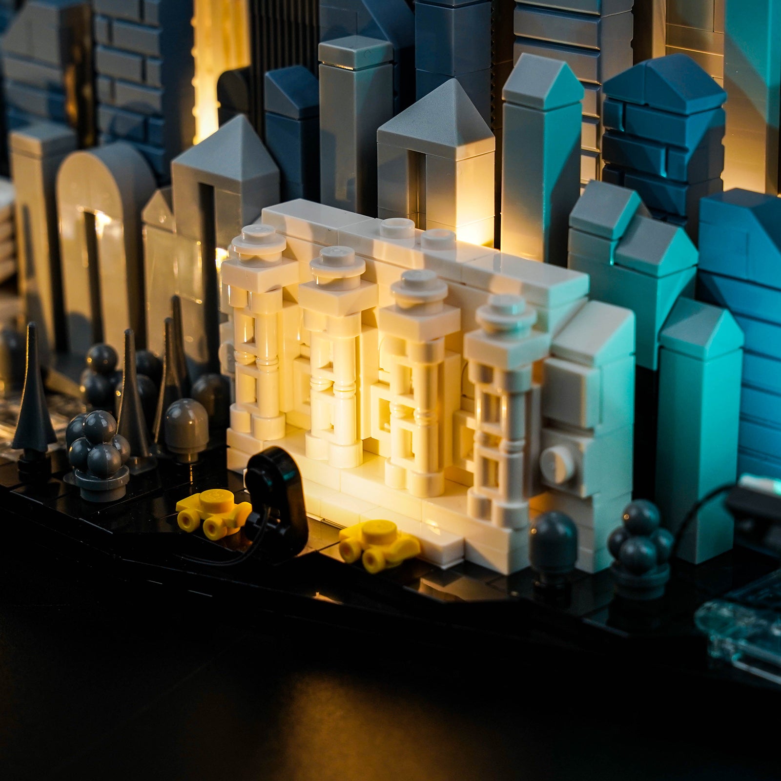 Kit d'éclairage BrickBling pour LEGO Architecture New York City – La Grosse Pomme 21066