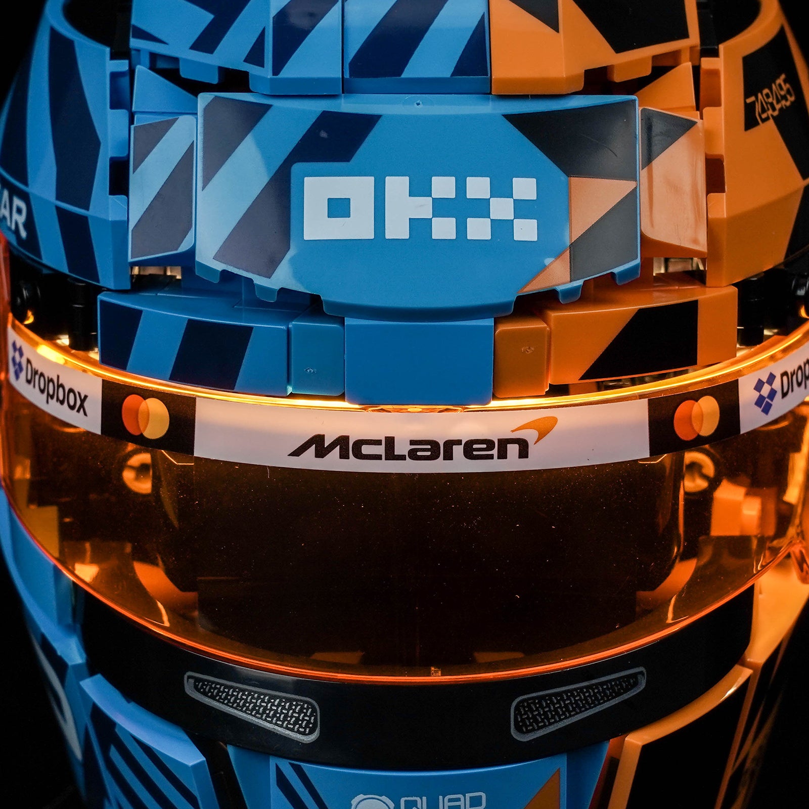 BrickBling Light Kit for LEGO Editions McLaren Mastercard F1® Team Oscar Piastri Helmet 43017