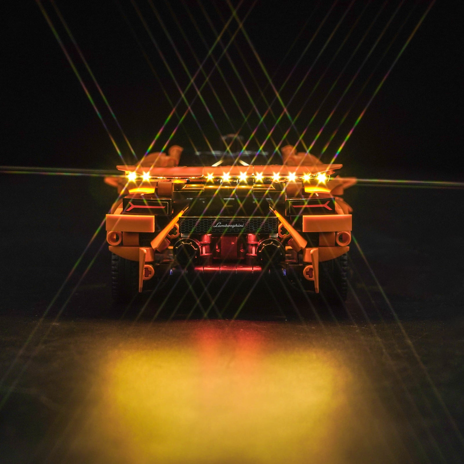 BrickBling Lichtset für LEGO Lamborghini Huracán Tecnica Orange 42196