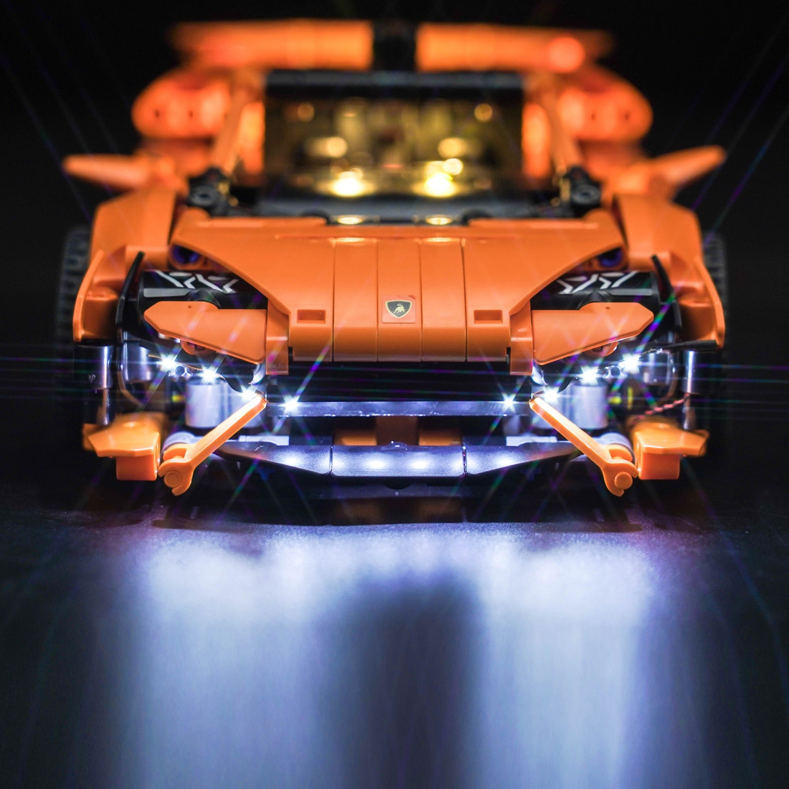 BrickBling Lichtset für LEGO Lamborghini Huracán Tecnica Orange 42196