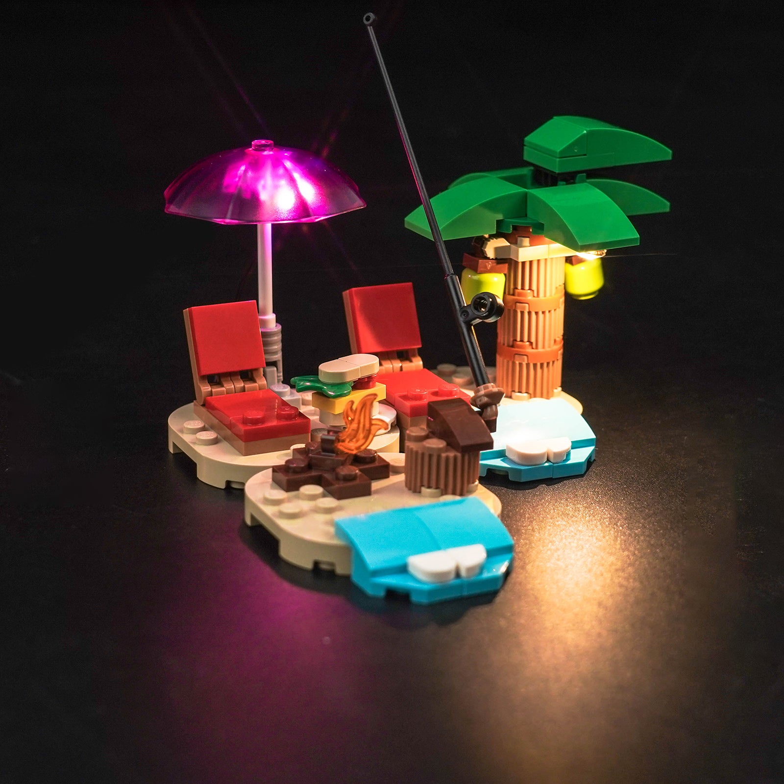 BrickBling Light Kit for LEGO Animal Crossing Kapp'n's Island Boat Tour 77048