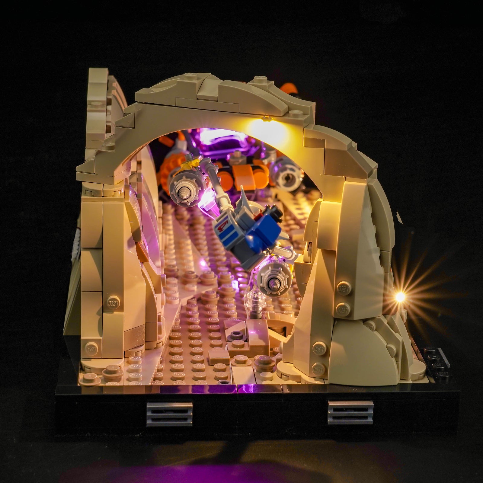 BrickBling Light Kit for LEGO Mos ESPA Podrace Diorama 75380