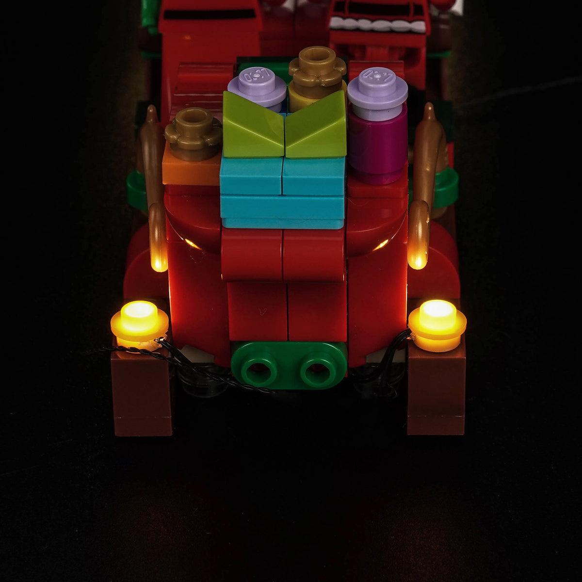 Kit d'éclairage BrickBling pour l'aventure du traîneau du Père Noël LEGO 40866