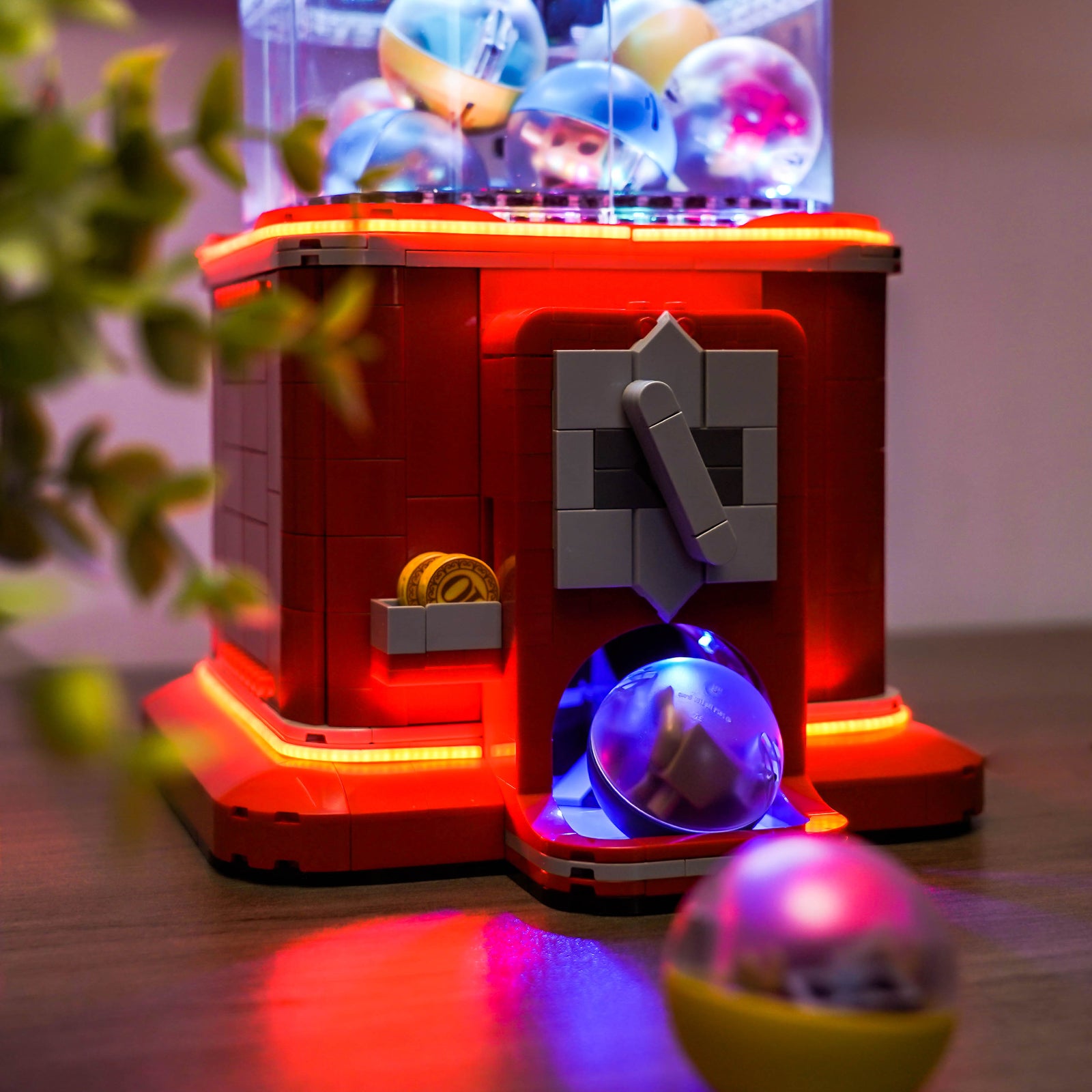 BrickBling Lichtset für LEGO Ideas Minifiguren-Verkaufsautomat 21358, warme Farbversion