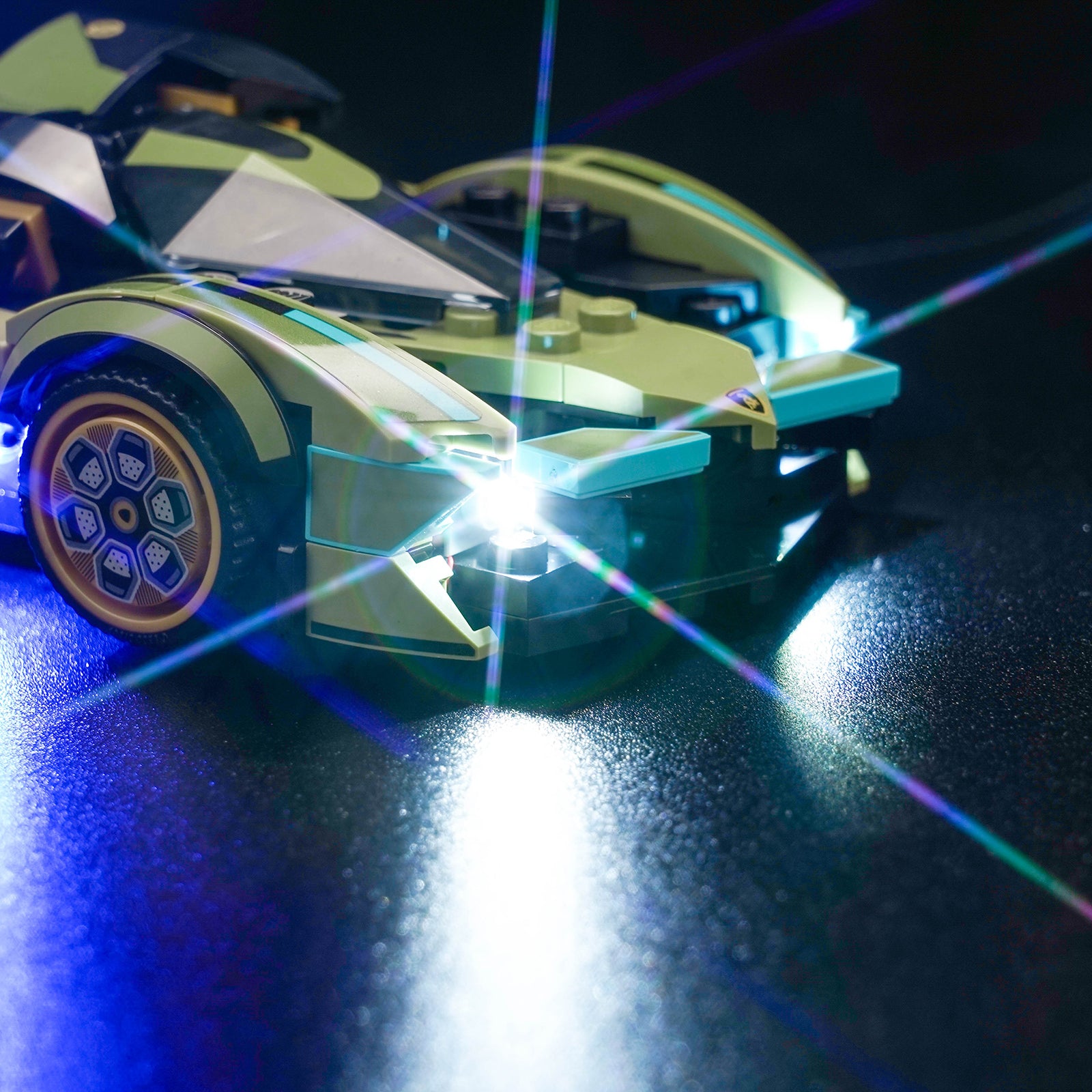 BrickBling Light Kit for LEGO Speed Champions Lamborghini Lambo V12 Vision GT Super Car 76923