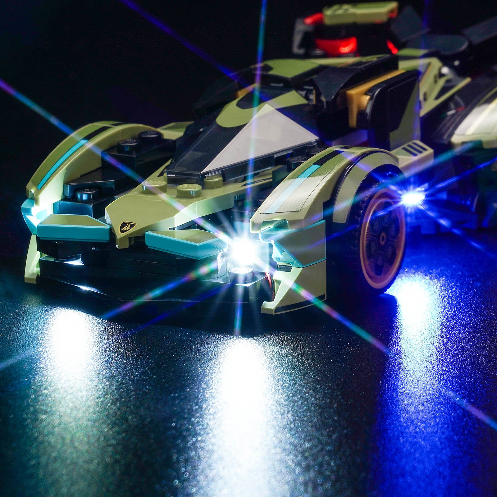 BrickBling Light Kit for LEGO Speed Champions Lamborghini Lambo V12 Vision GT Super Car 76923
