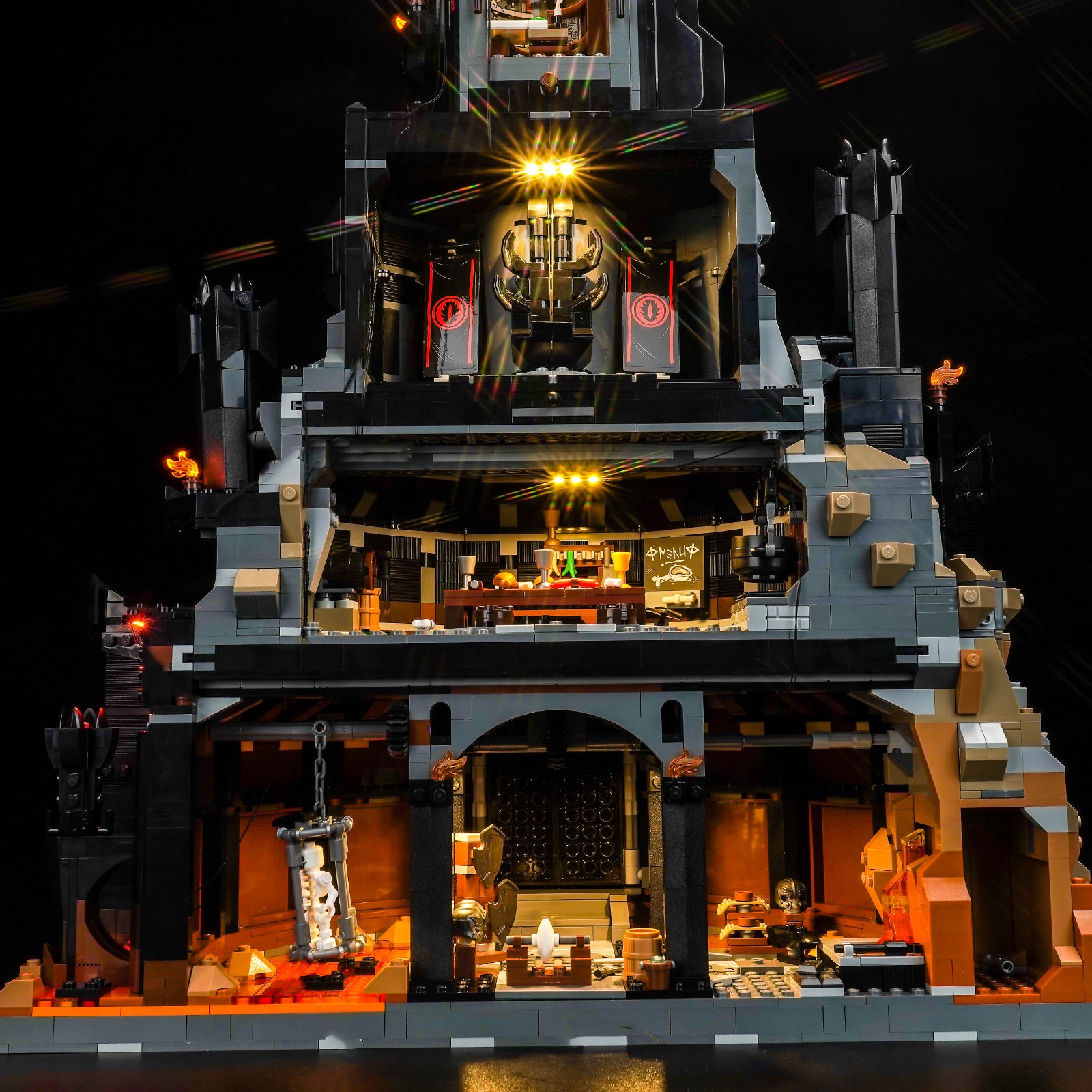 BrickBling Light Kit for LEGO Icons The Lord of the Rings: Barad-dûr 10333