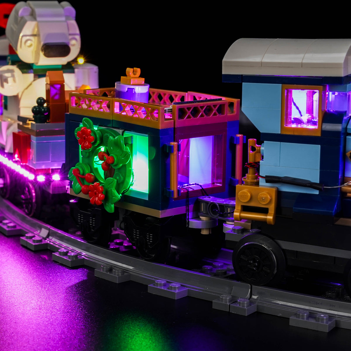 BrickBling Lichtset für LEGO Icons Holiday Express Train 10361
