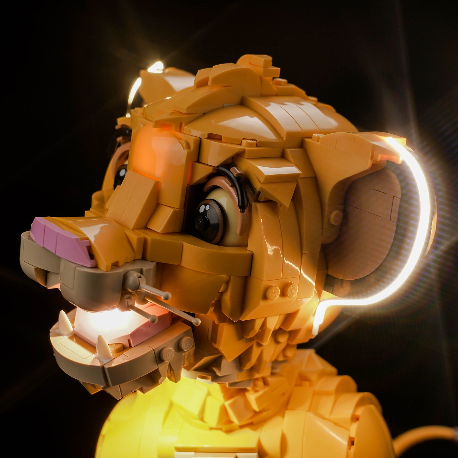 BrickBling Light Kit for LEGO Disney Young Simba the Lion King 43247