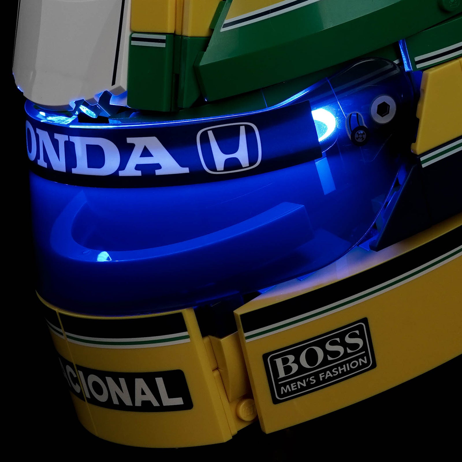 Kit d'éclairage BrickBling pour Casque LEGO Éditions Ayrton Senna 43024