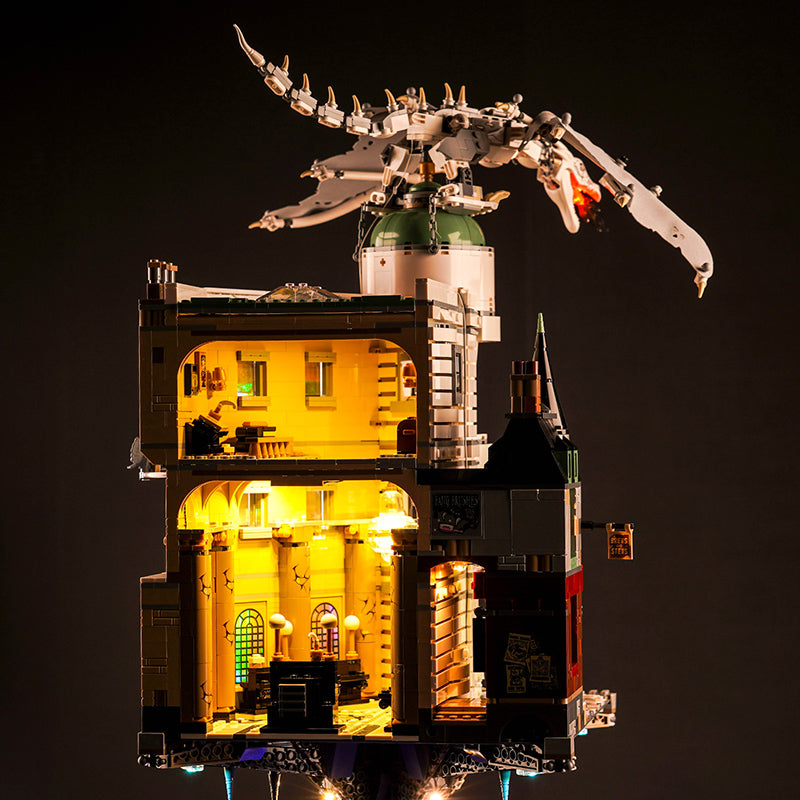 BrickBling-Beleuchtungsset für LEGO Gringotts™ Zaubererbank – Collectors' Edition 76417