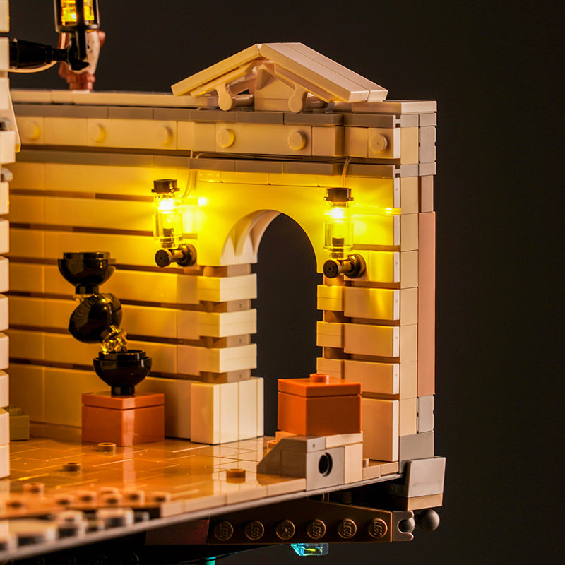 BrickBling-Beleuchtungsset für LEGO Gringotts™ Zaubererbank – Collectors' Edition 76417