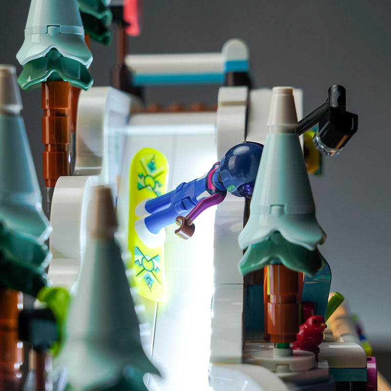 BrickBling Light Kit for LEGO Holiday Ski Slope and Café 41756