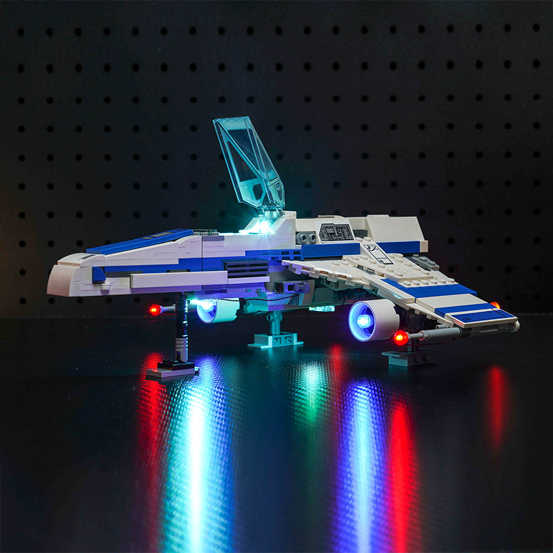 BrickBling Light Kit for LEGO New Republic E-Wing™ vs. Shin Hati’s Starfighter™ 75364