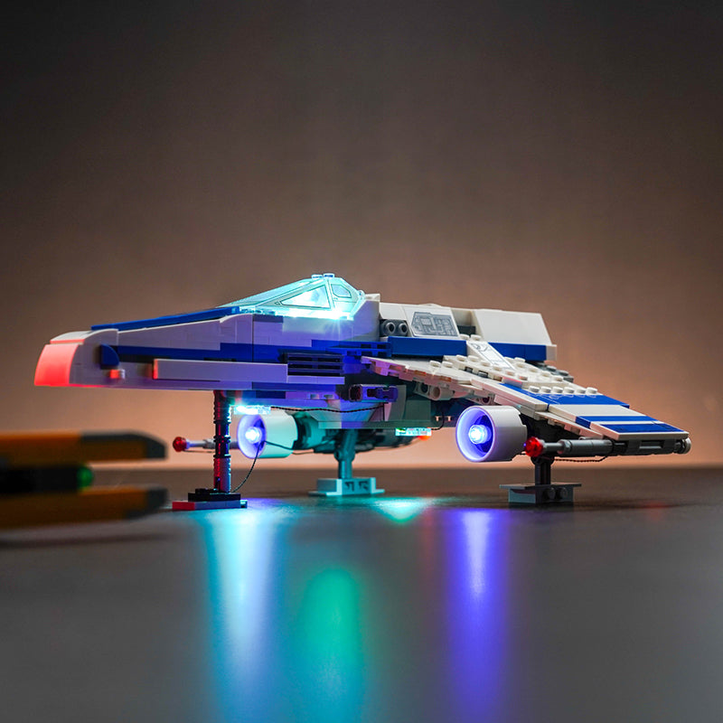 BrickBling Light Kit for LEGO New Republic E-Wing™ vs. Shin Hati’s Starfighter™ 75364