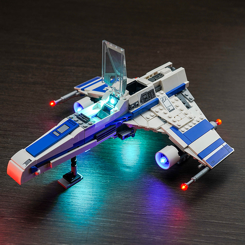 BrickBling Light Kit for LEGO New Republic E-Wing™ vs. Shin Hati’s Starfighter™ 75364