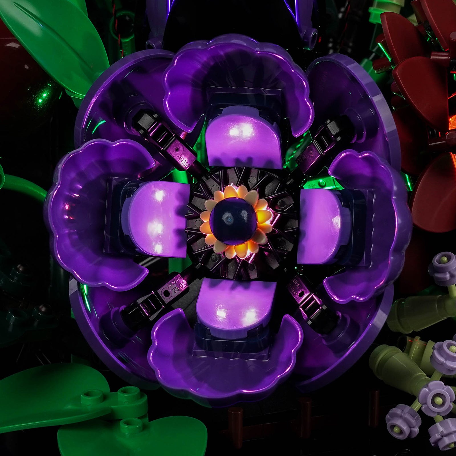 BrickBling Light Kit for LEGO Botanicals Dark Flower Arrangement 11513
