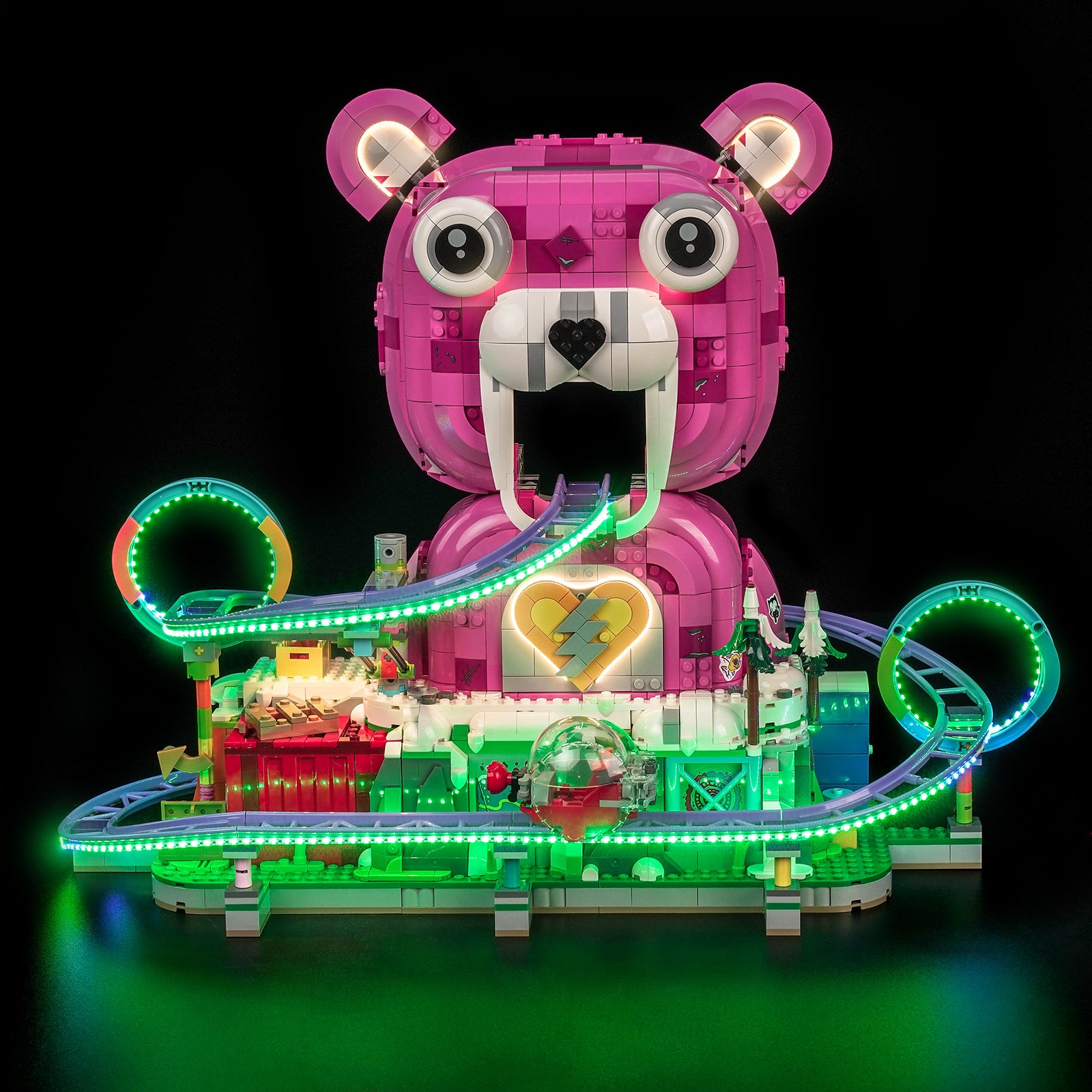 BrickBling Light Kit for LEGO Fortnite Rave Cave 77082