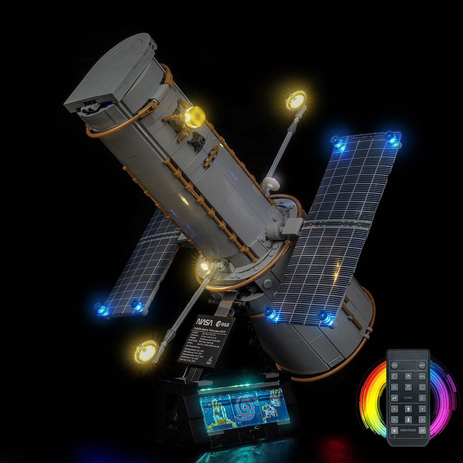 BrickBling Light Kit for LEGO Icons Hubble Space Telescope 11382