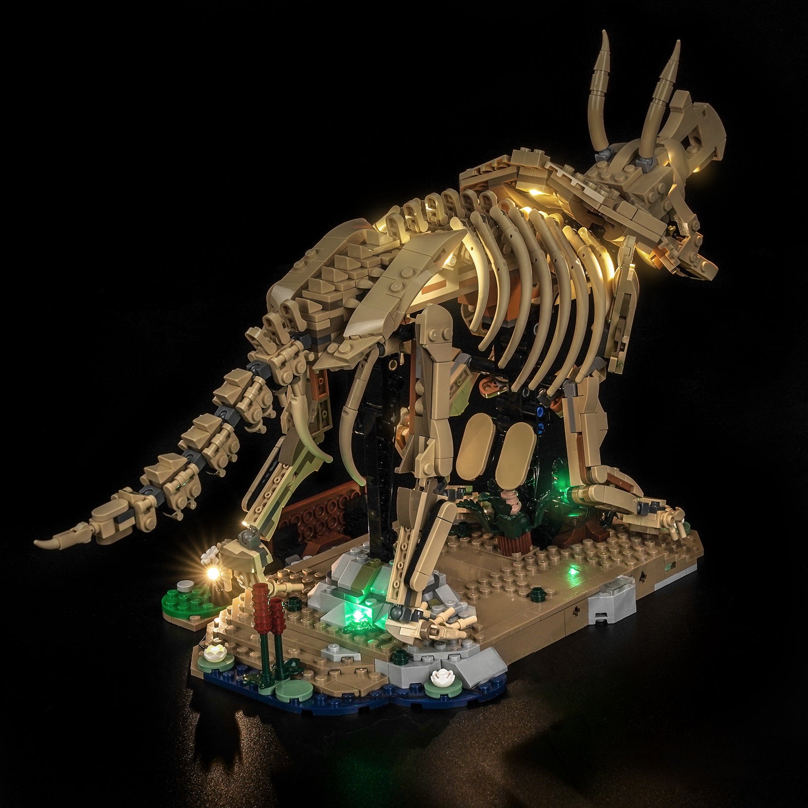 BrickBling Light Kit for LEGO Jurassic World Dinosaur Fossils: Triceratops 77985