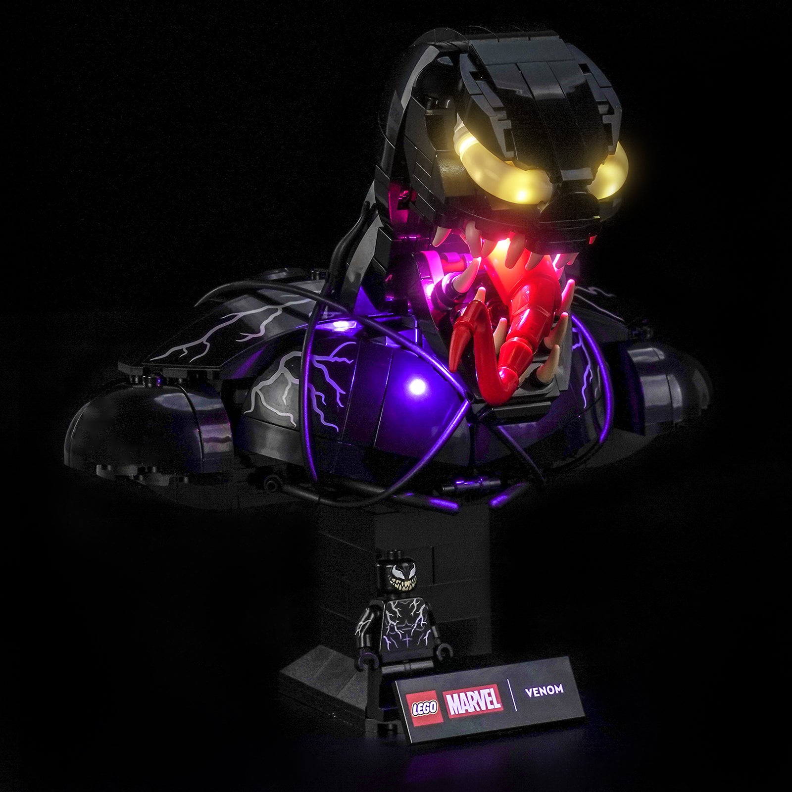 BrickBling Light Kit for LEGO Marvel Venom Bust 76356