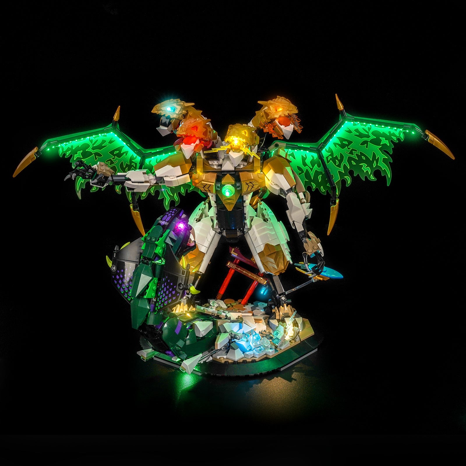 BrickBling Light Kit for LEGO NINJAGO Ultra Dragon Battle 71872