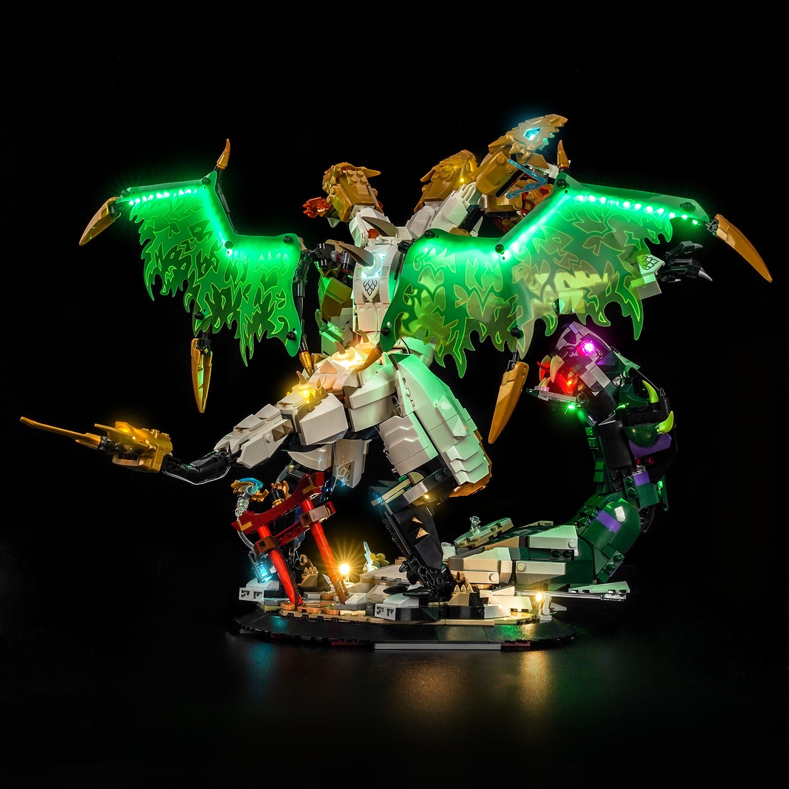 BrickBling Light Kit for LEGO NINJAGO Ultra Dragon Battle 71872