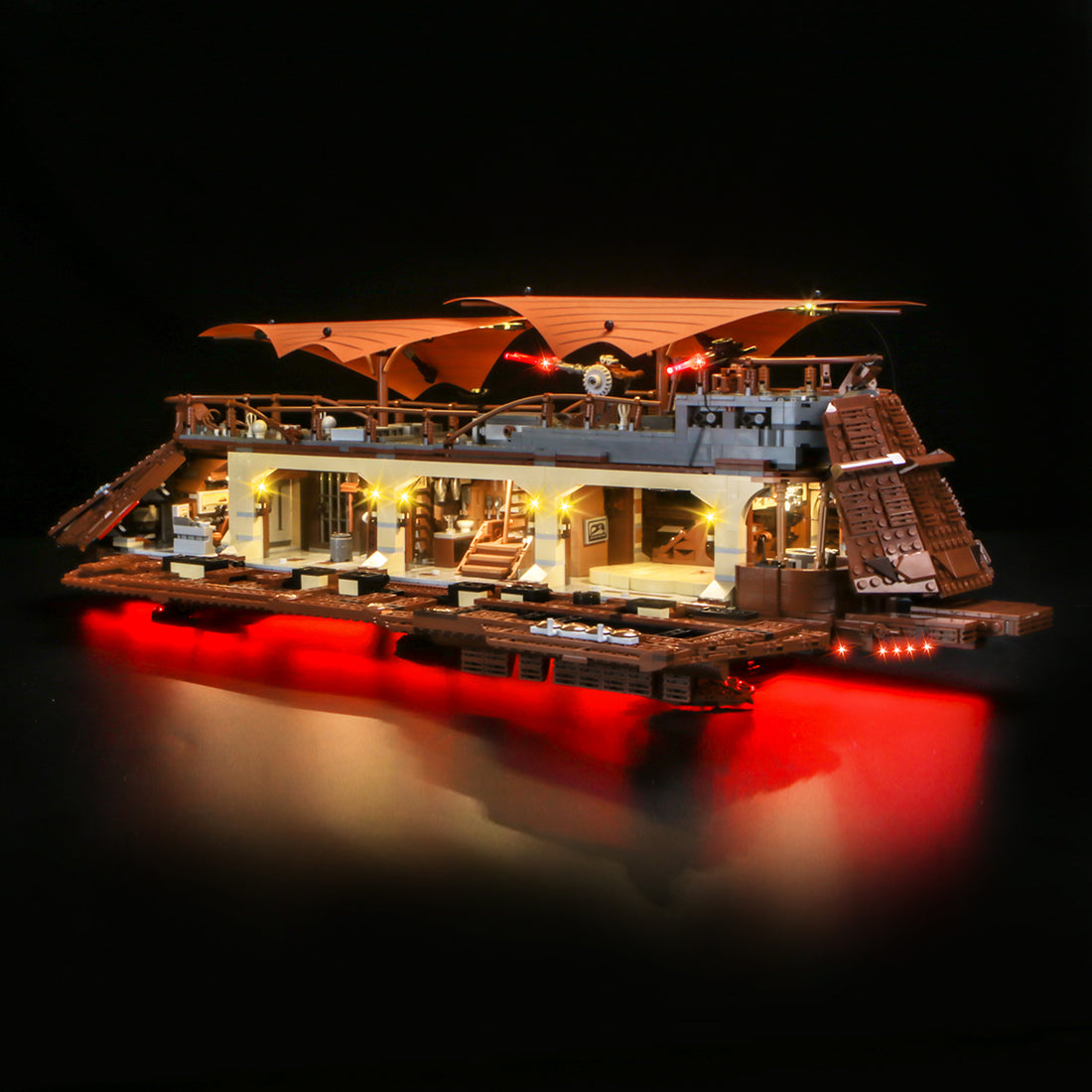 LED Light Kit for LEGO Star Wars Jabba's Sail Barge™ 75397