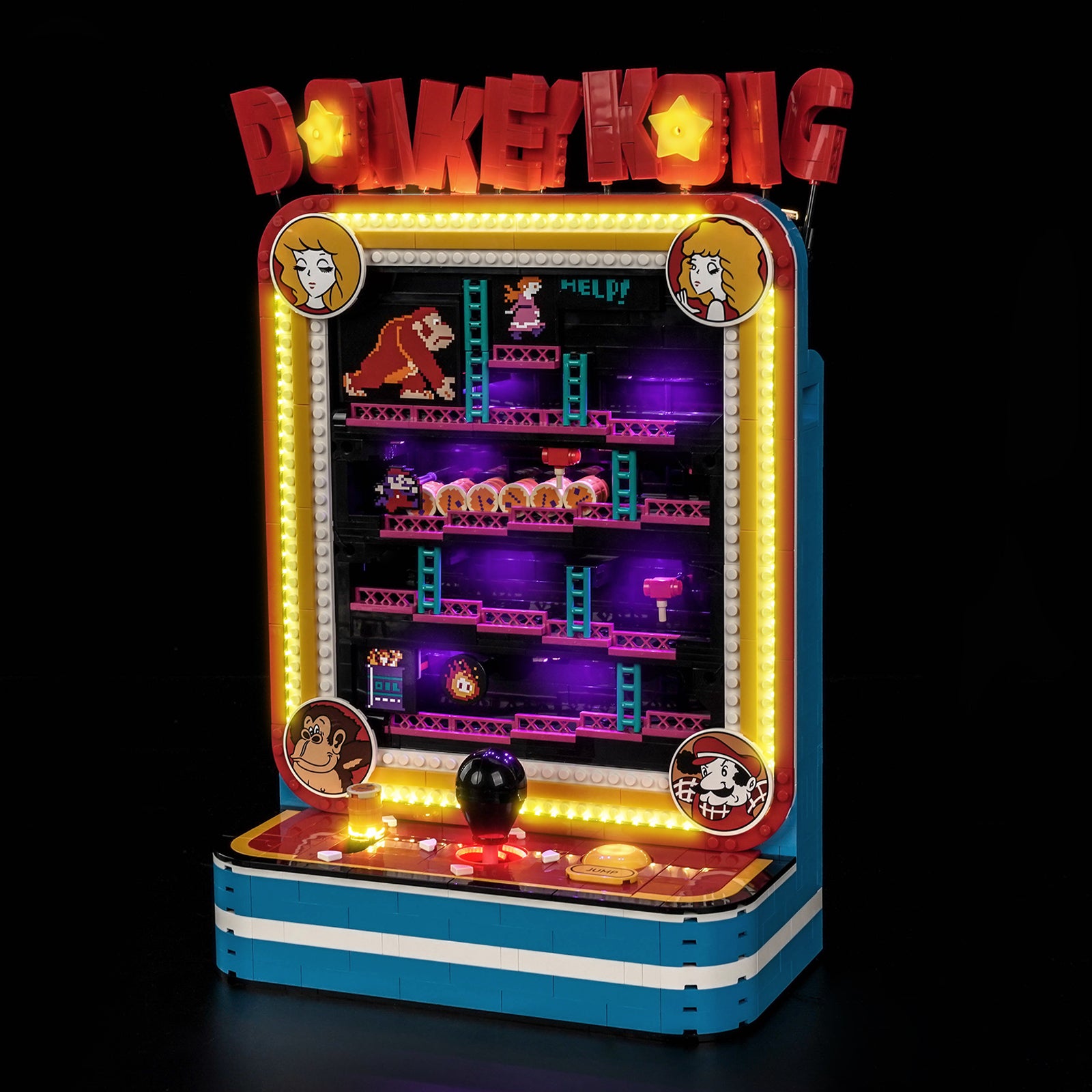 BrickBling Light Kit for LEGO Super Mario Donkey Kong™ Arcade 72051