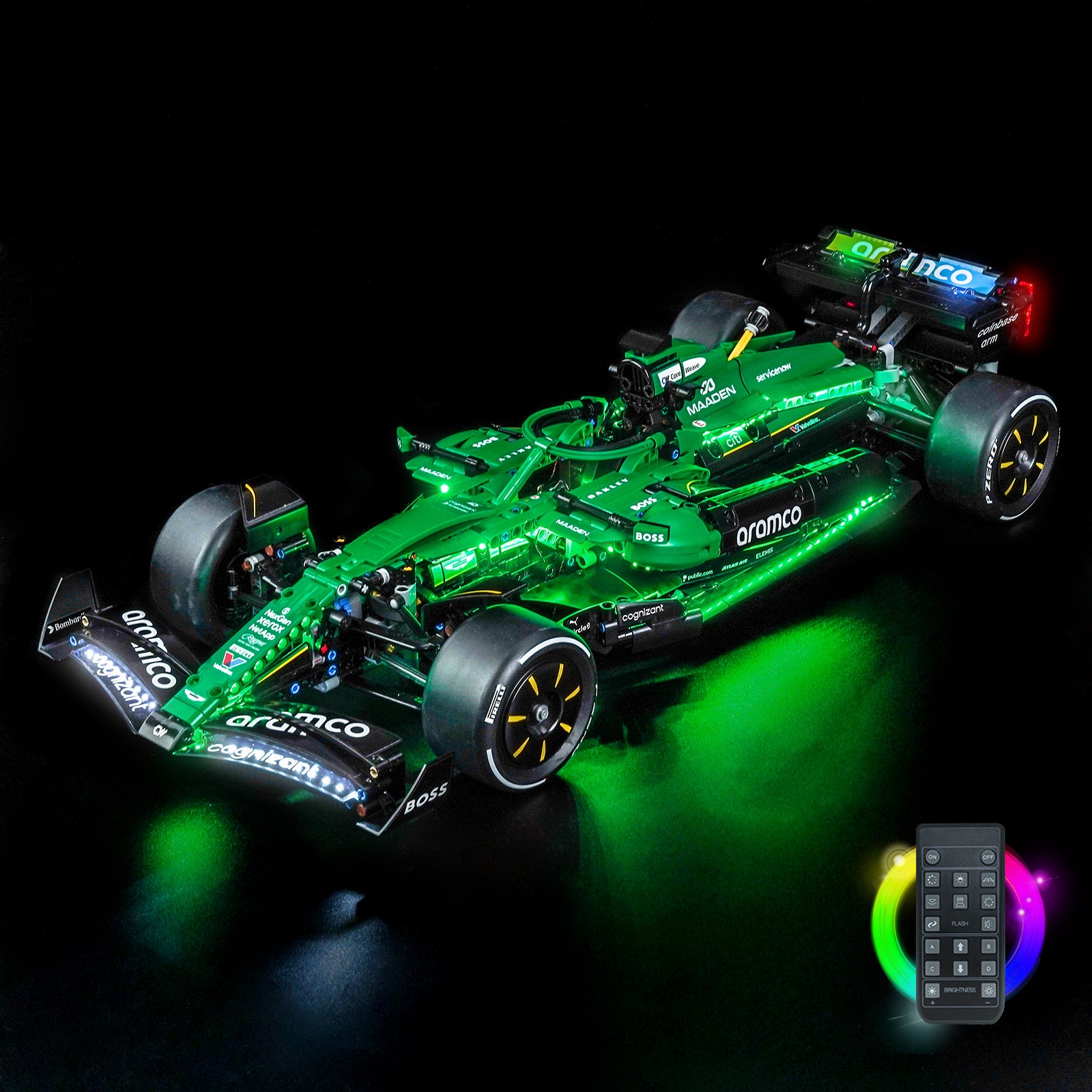 BrickBling Light Kit for LEGO Technic Aston Martin Aramco AMR25 F1® Car 42240