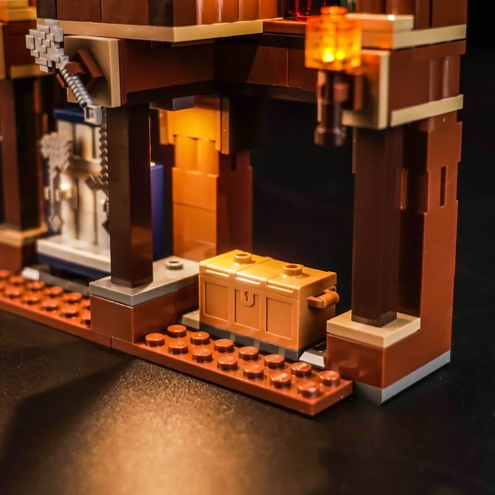 BrickBling Light Kit for LEGO Minecraft Woodland Mansion Fighting Ring 21272