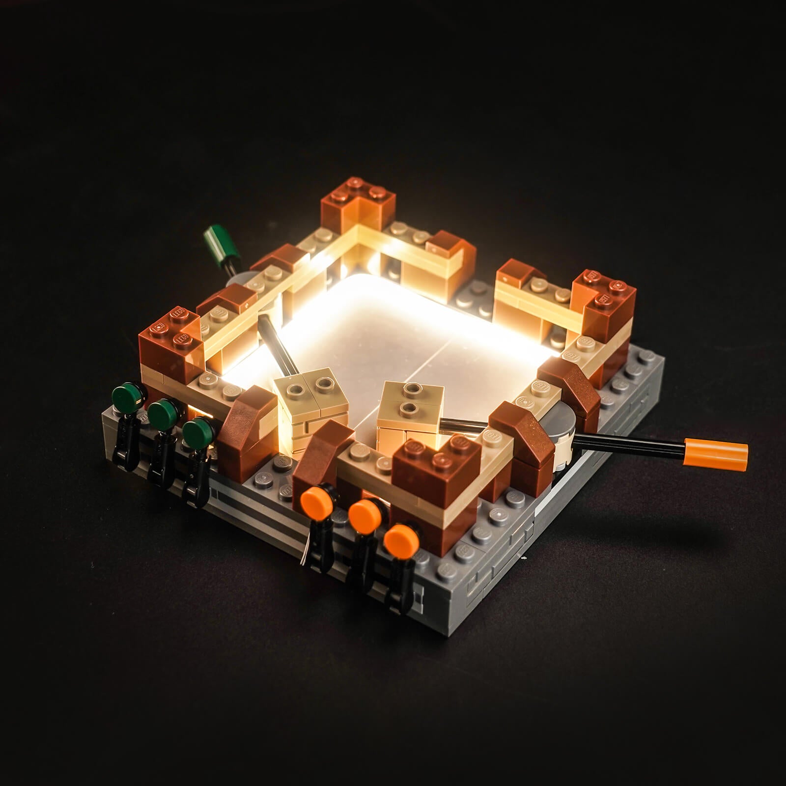 BrickBling Light Kit for LEGO Minecraft Woodland Mansion Fighting Ring 21272
