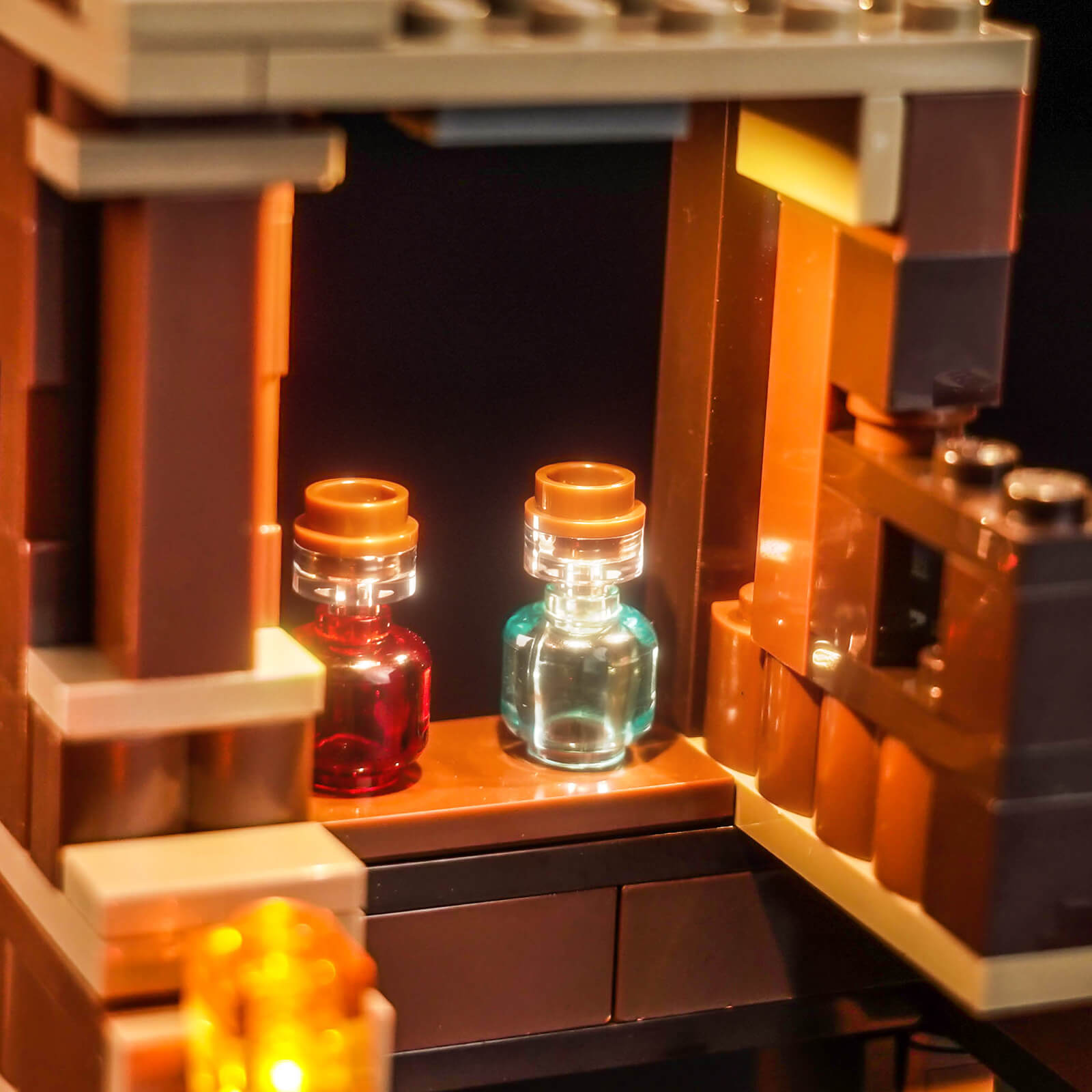 BrickBling Light Kit for LEGO Minecraft Woodland Mansion Fighting Ring 21272